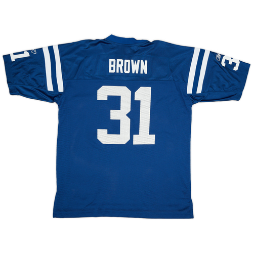 2009 11 Indianapolis Colts Brown 31 Reebok On Field Home Jersey