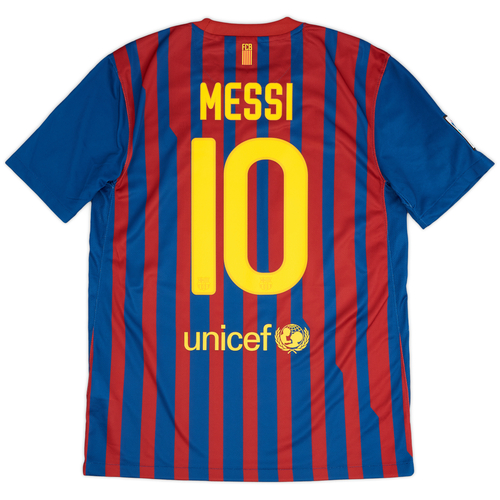 2011 12 Barcelona Home Shirt Messi 10 8 10 M