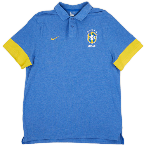 2012 13 Brazil Nike Polo Shirt 7 10 XXL