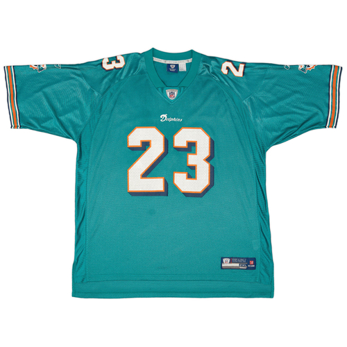 2008 10 Miami Dolphins Brown 23 Reebok On Field Home Jersey
