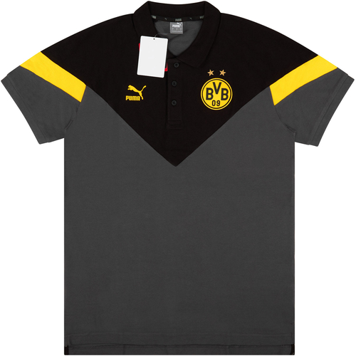 2019 20 Borussia Dortmund Puma Iconic Polo T Shirt