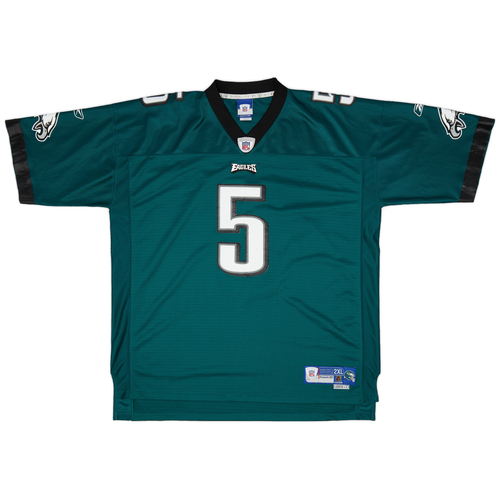 2005 06 Philadelphia Eagles McNabb 5 Reebok Premier Home Jersey
