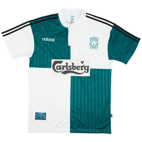 1995 96 Liverpool Away Shirt 8 10 XL