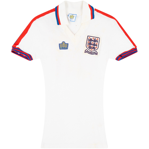 1980 England U 21 Match Worn Home Shirt 10 Owen v Scotland