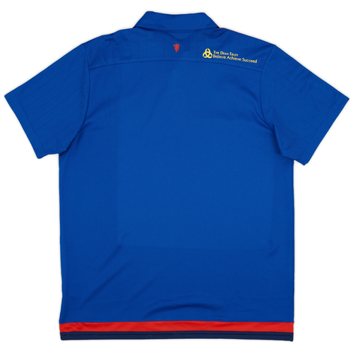 2015 16 Manchester United adidas Polo Shirt L