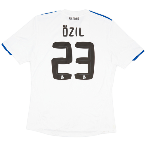 2010 11 Real Madrid Home Shirt Ozil 23 6 10 XL