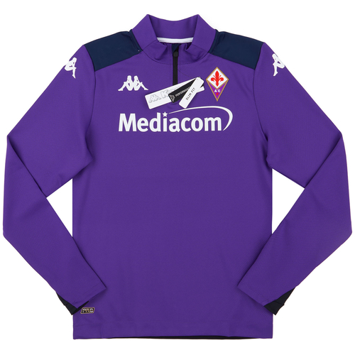 2021 22 Fiorentina Kappa 1 4 Zip Training Top NEW