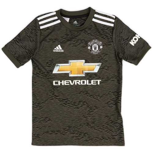 2020 21 Manchester United Away Shirt 10 10 S.Boys