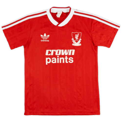 1987 88 Liverpool Home Shirt 6 10 S