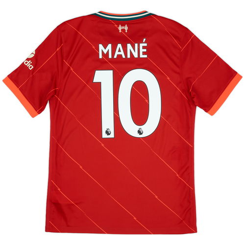 Liverpool No10 Mane Red Home Kid Jersey