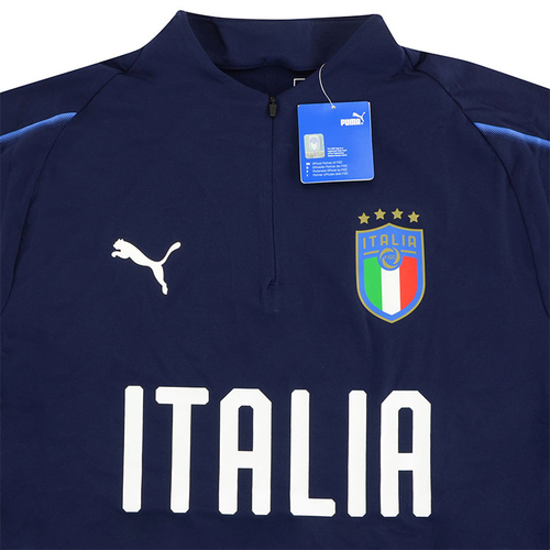 2018 19 Italy Puma 1 2 Zip Training Top NEW