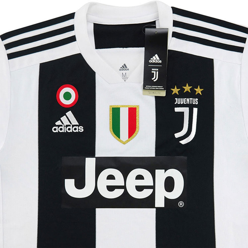 Cristiano Ronaldo Juventus 2018 2019 DEBUT UEFA Jersey Camiseta Shirt S  SKU# CF3489