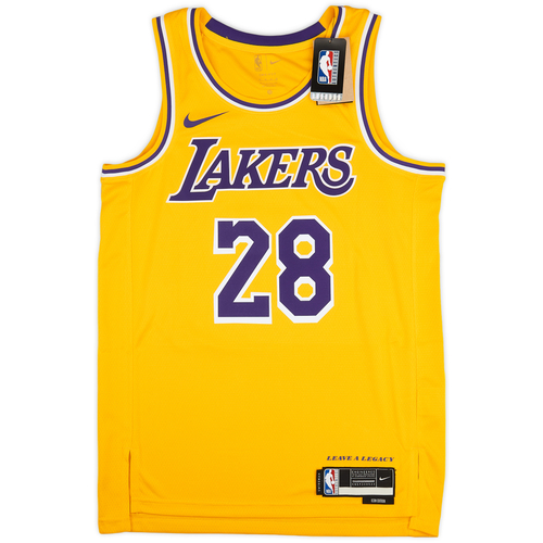 2023 LA Lakers Hachimura 28 Nike Swingman Away Jersey M