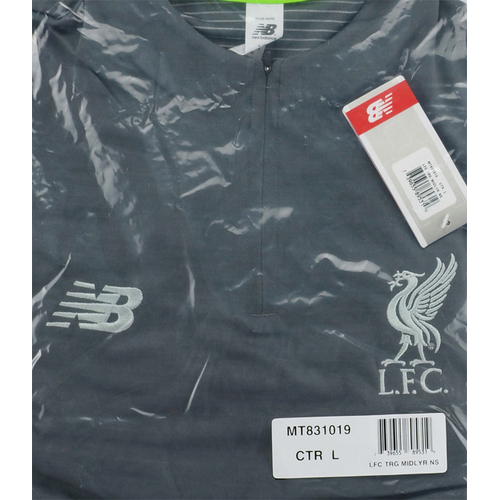 2018 19 Liverpool New Balance 1 2 Zip Training Top NEW