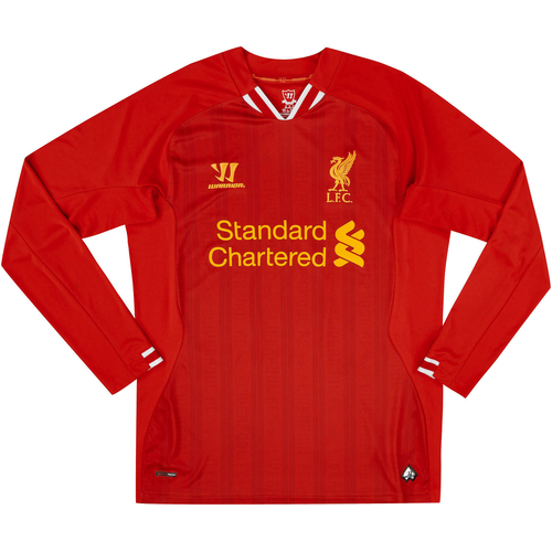2013 14 Liverpool Home L S Shirt 6 10 S