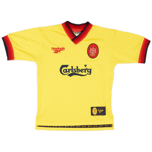1997 99 Liverpool Away Shirt 9 10 M.Boys