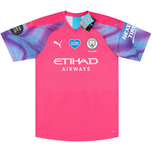 Manchester City No1 C.Bravo Pink Goalkeeper Long Sleeves Kid Soccer Club Jersey