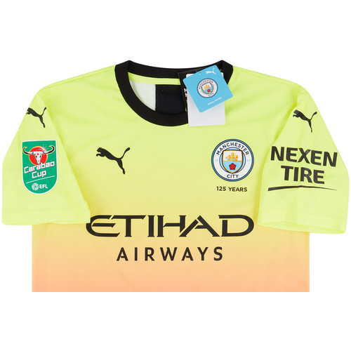 2019 20 Manchester City Match Issue Third Shirt Poveda Ocampo 83
