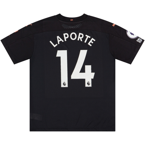 2020 21 Manchester City Match Issue Away Shirt Laporte 14