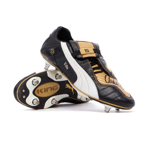 2008 Puma Match Worn v Konstukt III Football Boots Nemanja Vidic