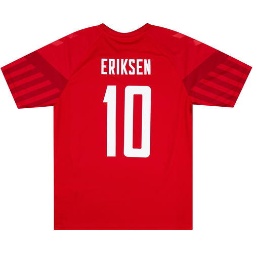 2022 23 Denmark Home Shirt Eriksen 10