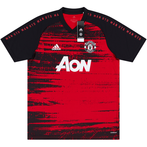 2020 21 Manchester United adidas Pre Match Training Shirt NEW