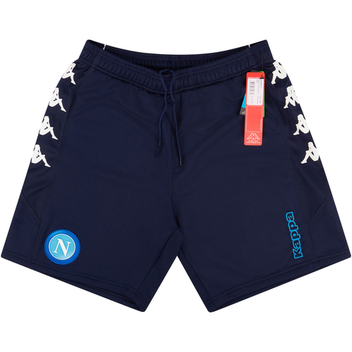 2017 18 Napoli Kappa European Training Sweat Shorts