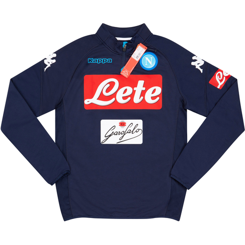 2017 18 Napoli Kappa 1 2 Zip Training Top