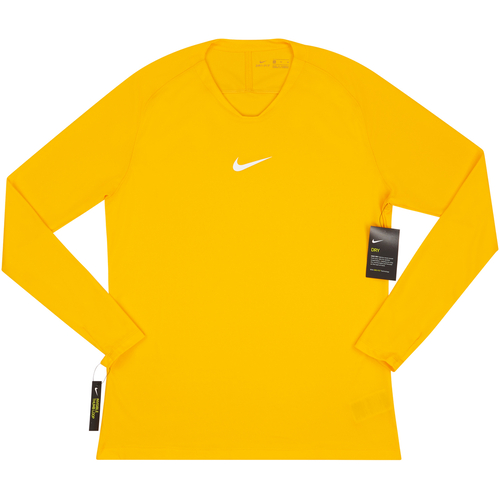 Nike yellow base layer sales