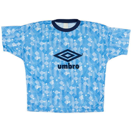 England 1990 hot sale shirt blue umbro