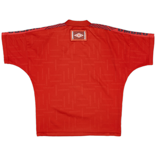 1997 98 Manchester United Umbro Training Shirt 8 10 S