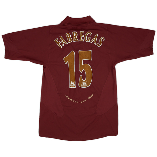 Arsenal home kit 2006 sales