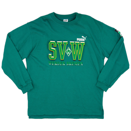 1996 98 Werder Bremen Puma Sweat Top 8 10 L