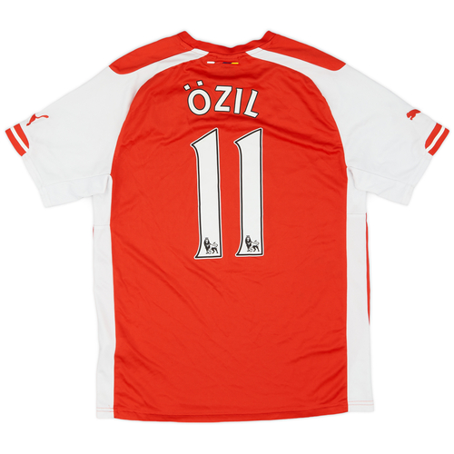 2014 15 Arsenal Home Shirt Ozil 11 6 10 S