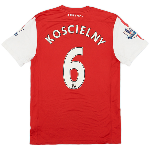 2011 12 Arsenal Home Shirt Koscielny 6 6 10 S