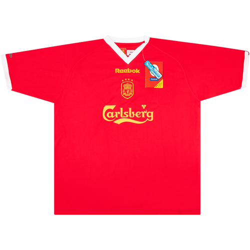2001 02 Liverpool European Shirt Owen 10 XL
