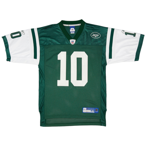 2005 06 New York Jets Pennington 10 Reebok On Field Home Jersey