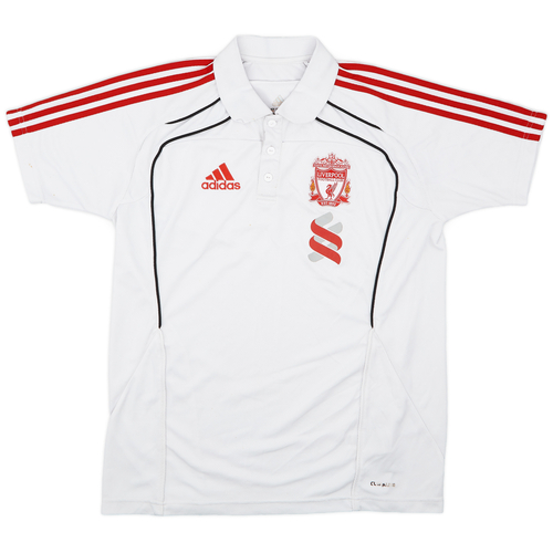Liverpool white polo shirt hotsell