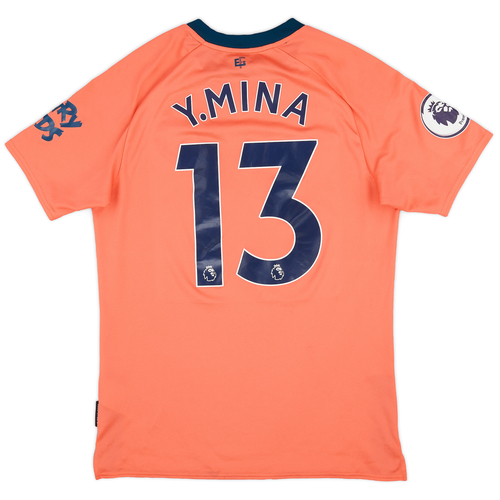 2019 20 Everton Away Shirt Y.Mina 13 9 10 S