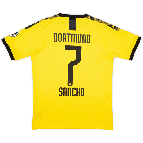 2019 20 Borussia Dortmund Home Shirt Sancho 7 9 10 M