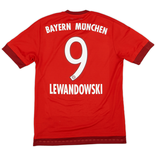 2015 16 Bayern Munich Home Shirt Lewandowski 9 6 10 S
