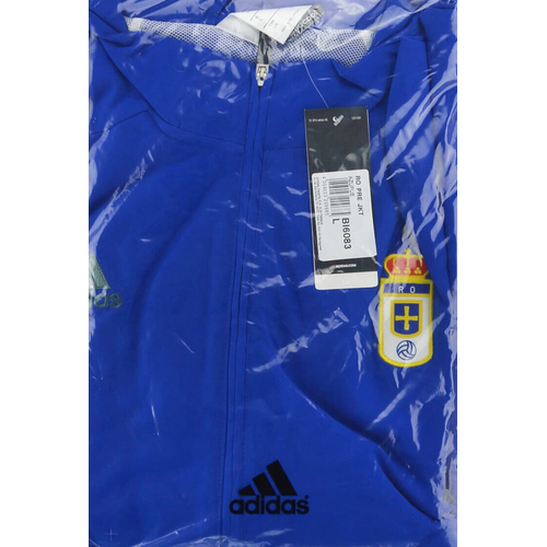 2016 17 Real Oviedo adidas Presentation Jacket