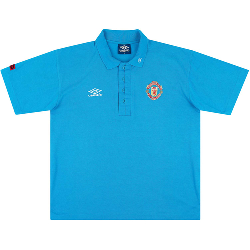 Manchester united blue polo shirt 2025