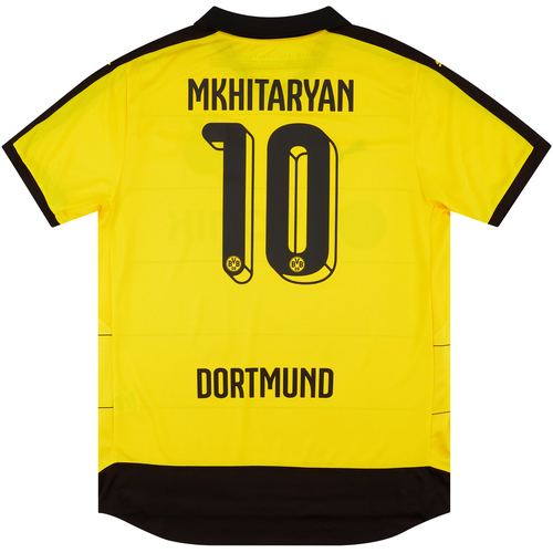 Dortmund No10 Mkhitaryan Home Jersey