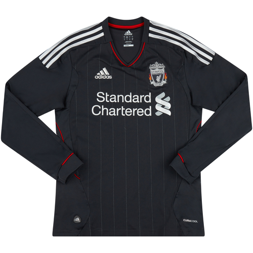 2011 12 Liverpool Away L S Shirt 7 10 S