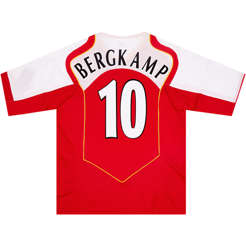 2004 05 Arsenal Home Shirt Bergkamp 10 L