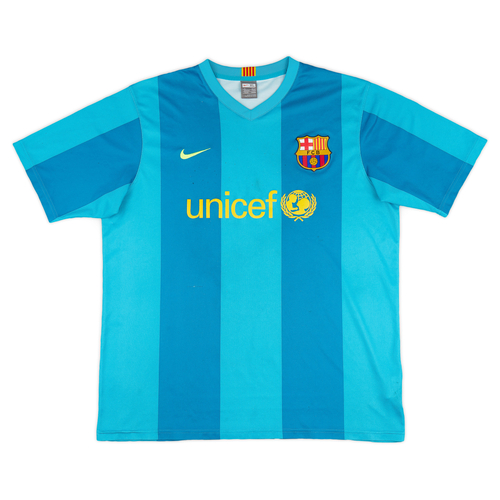 2007 09 Barcelona Basic Away Shirt Fair 4 10 XL