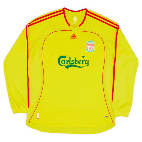 2006 07 Liverpool Away L S Shirt 5 10 XL