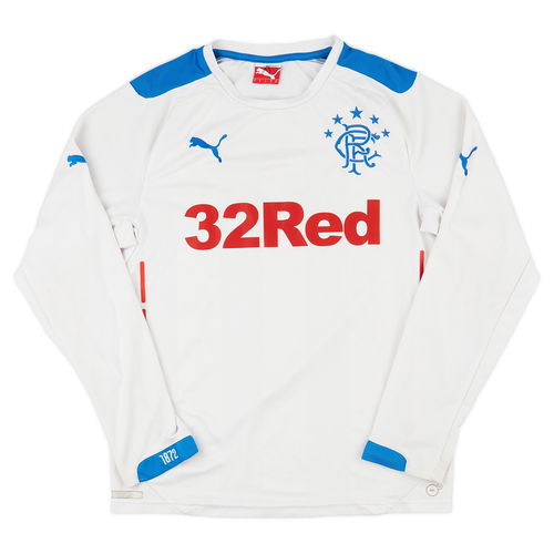 2014 15 Rangers Away L S Shirt 6 10 S