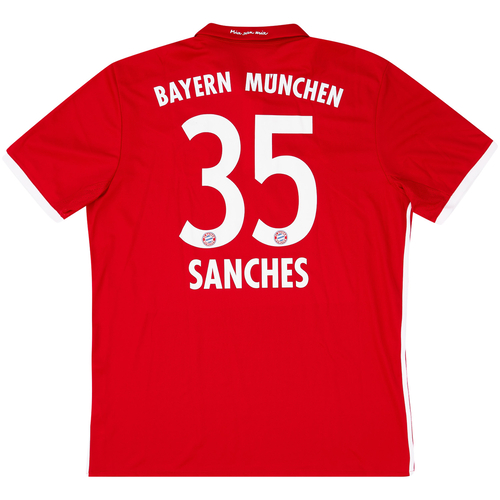 Bayern Munchen No35 Sanches Home Jersey